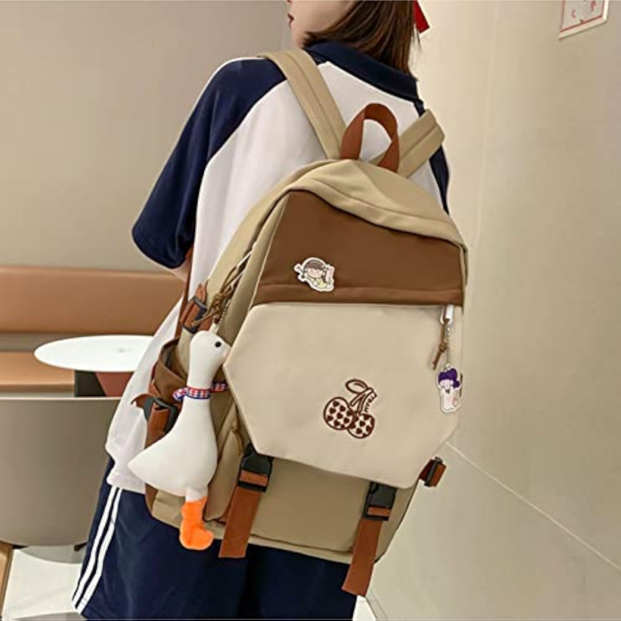 Women's Large Capacity Waterproof Laptop Backpack, Multi-pocket